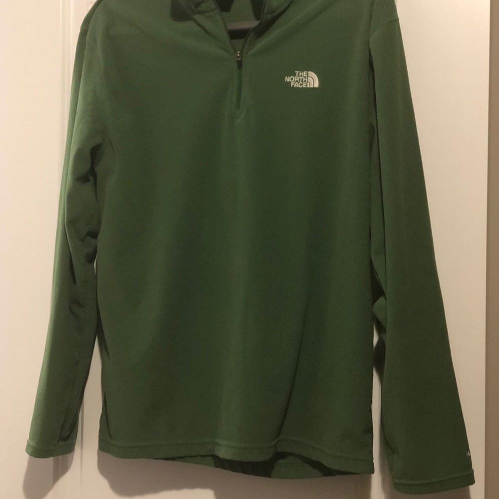 Men’s Green North Face Fleece Pullover